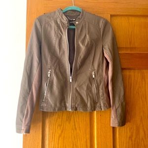 Express fake leather jacket